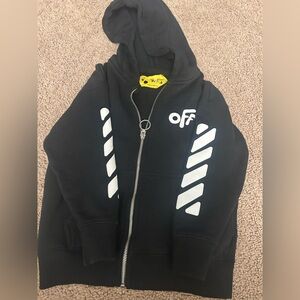 Off-White Black Garment with Tag Detail